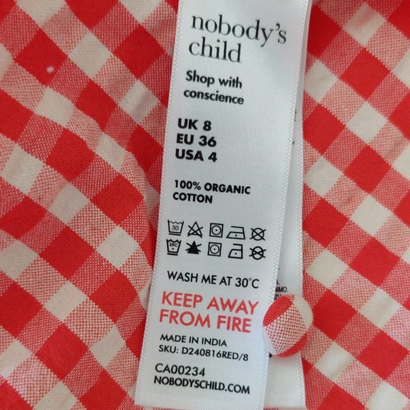 Marks&Spencer Pure Cotton V-Neck MidiTea-Dress - Picture 6 of 7